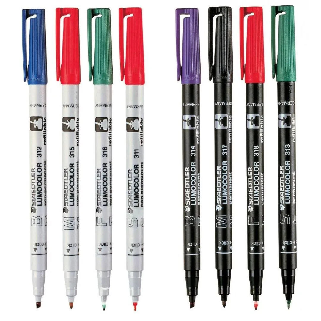 Staedtler Lumocolor OHP (F) perm. Bx=10pc GN ST-318-05